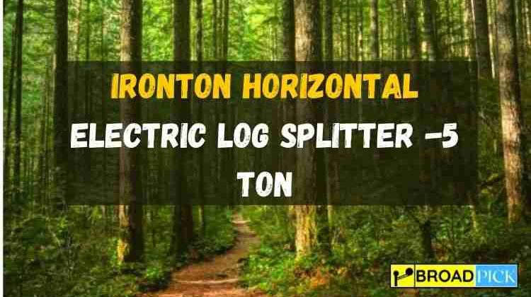 Ironton Horizontal Electric Log Splitter -5 ton