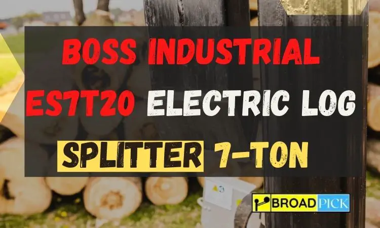 Boss Industrial ES7T20 Electric Log Splitter 7-Ton